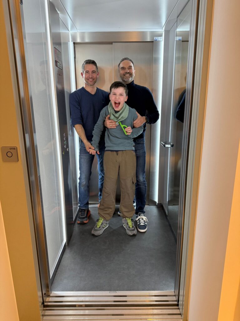 B im fertigen Aufzug